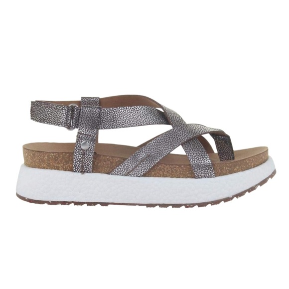 OTBT Springer metallic pewter sandals women’s shoes size 7.5 - Picture 7 of 17